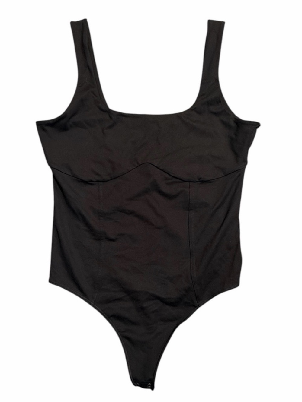 Abercrombie & Fitch Black Square Neck Bodysuit